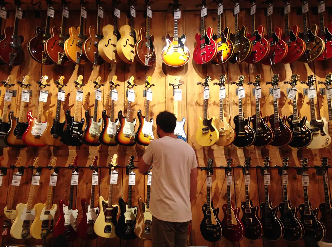 Guitar inventory management